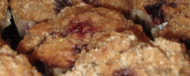 The boys LOVE these Blueberry Crumble Muffins – and they are healthy too! (= www.ShenaLeonard.com: Messy Table, Creative House