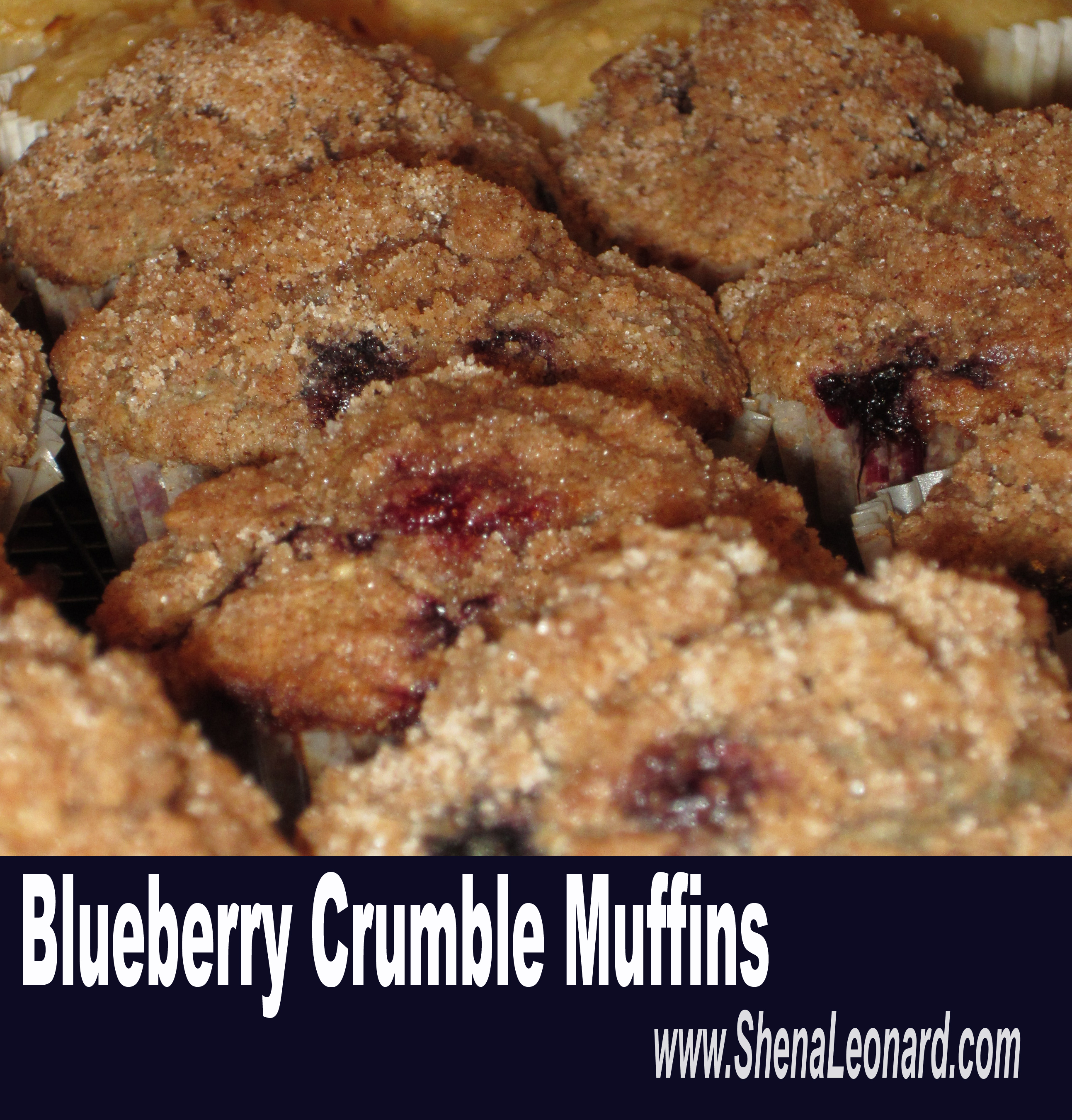 The boys LOVE these Blueberry Crumble Muffins – and they are healthy too! (=                                                              www.ShenaLeonard.com:  Messy Table, Creative House