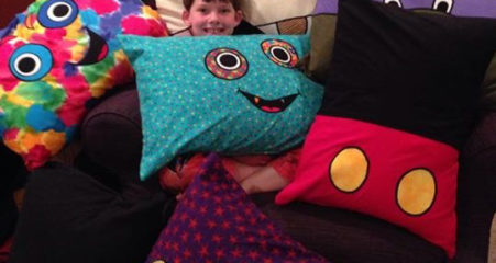 Classroom Reading Pillows: Monsters, Turtles, Harry Potter and More (= www.ShenaLeonard.com: Messy Table, Creative House