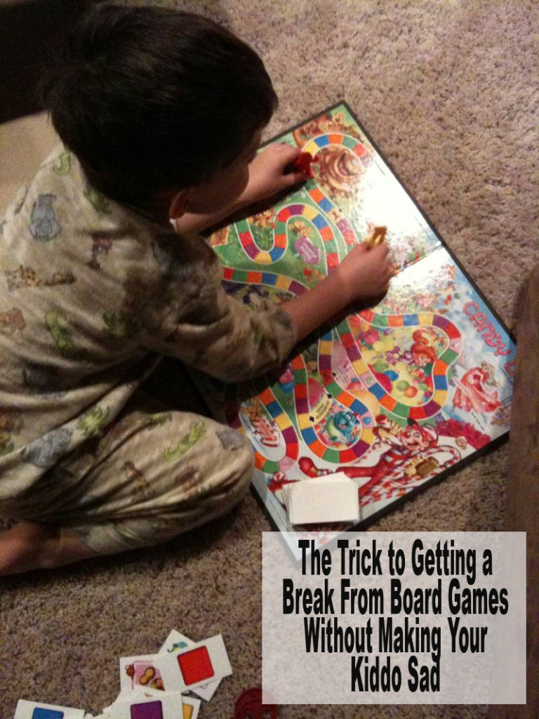 The Trick to Getting a Break From Toddler Board Games Without Making Your Kiddo Sad