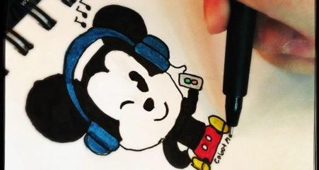 Cute Chibi Mickey by Cabot, age 9. (=