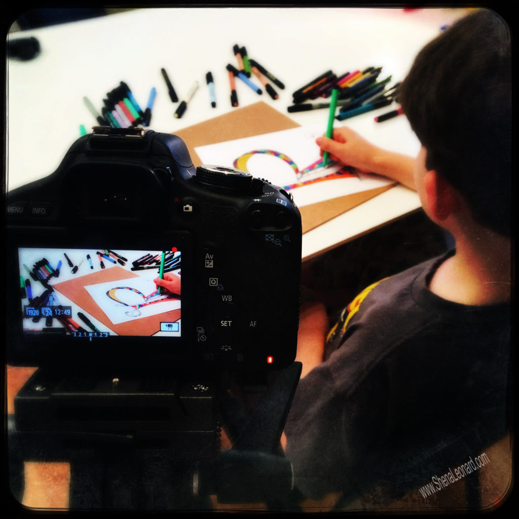 Cabot(9) is making a video of himself creating some of his Monogram Art. We'll post it when it's ready. 